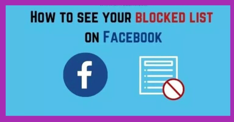 How to See My Blocked List on Facebook Instantly