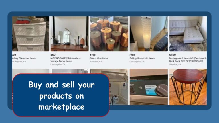 Buying and Selling Items On Marketplace: Discover The Products You Want