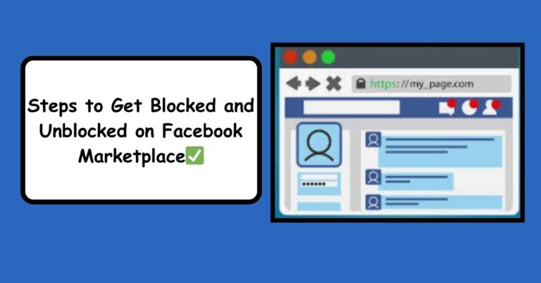 Block and unblock Marketplace-Steps to Get Blocked and Unblocked on Facebook Marketplace✅