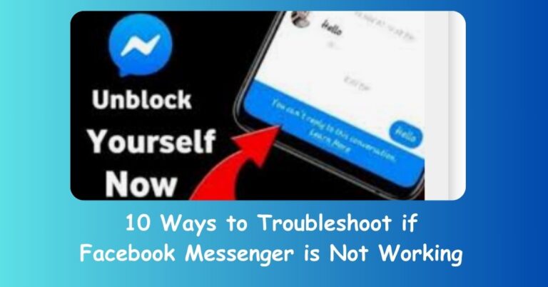 Unblocking: Steps to Get Unblocked on Facebook and messenger