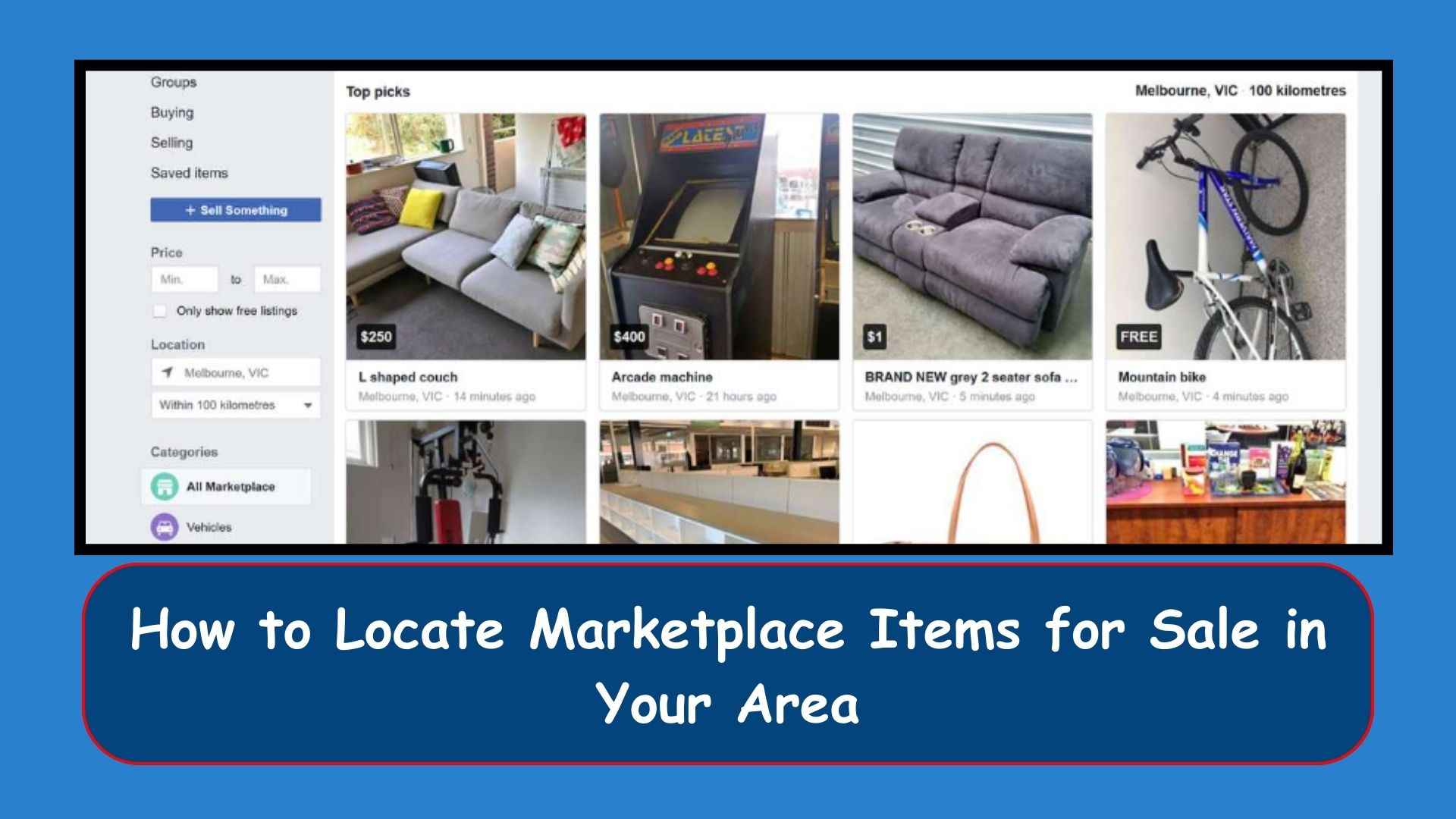 How to Locate Marketplace Items for Sale in Your Area