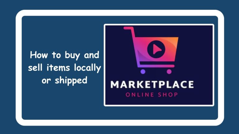 Facebook Marketplace App 2024: How to buy and sell items locally or shipped