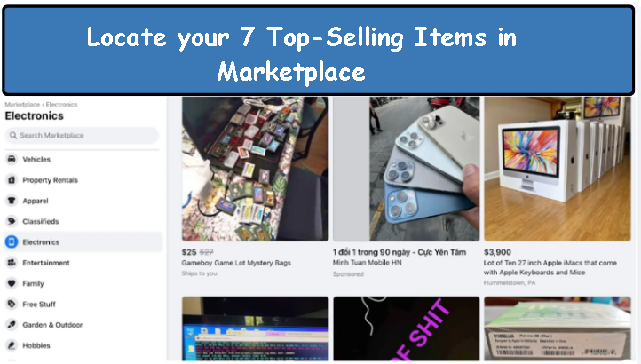 Facebook Marketplace For Selling Items: Locate your 7 Top-Selling Items in Marketplace