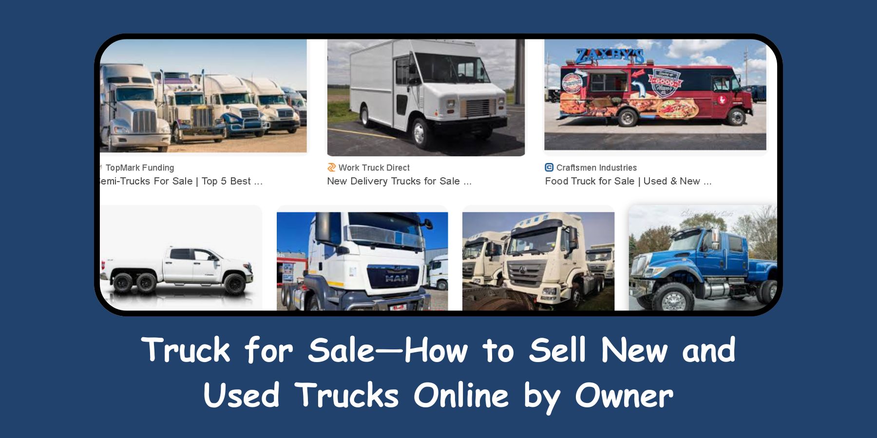 Truck for Sale—How Sell New and Used Trucks Online by Owner