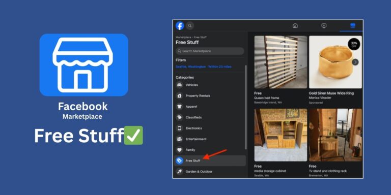 Facebook Marketplace: Free Stuff in Your Area ✅